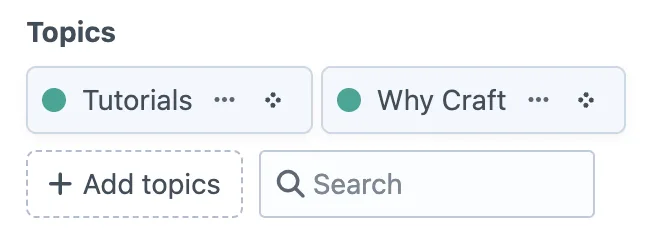 Screenshot of the new inline list view mode in Craft 5.9