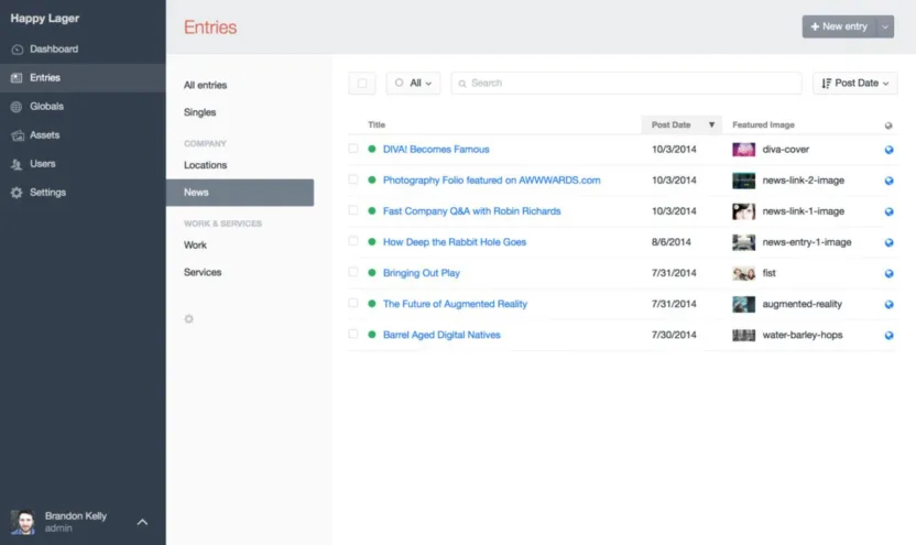 Customizable element indexes Screenshot
