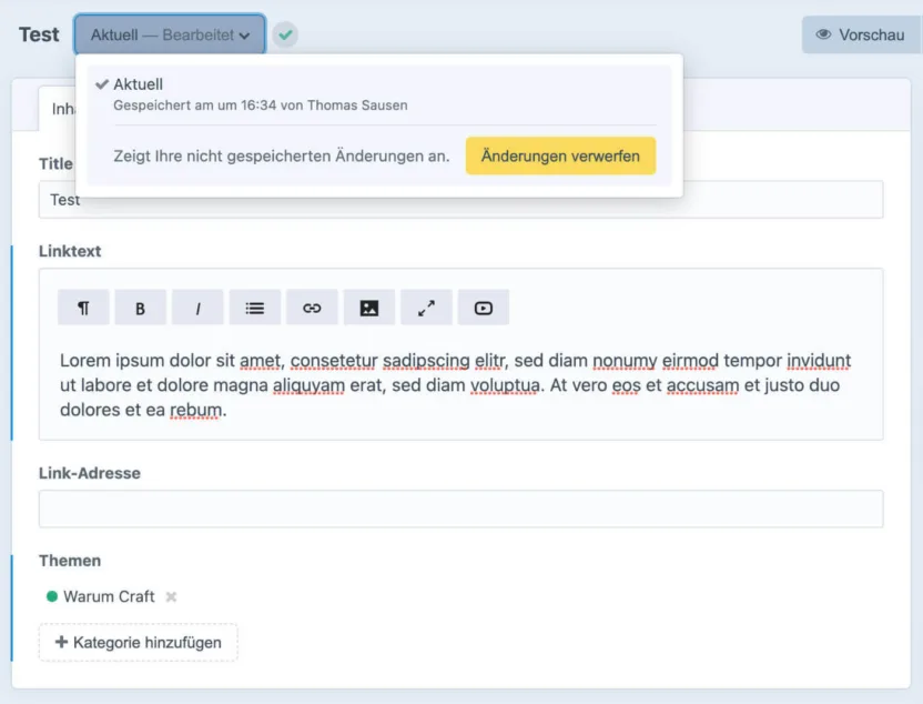 Craft 3.7 Publishing