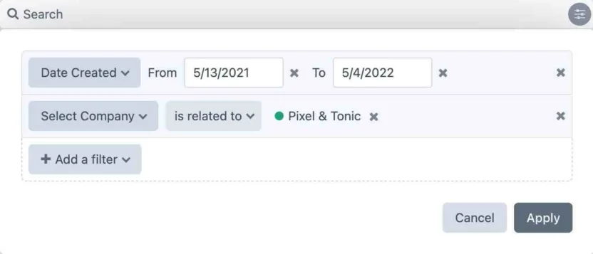 Example of Element Index Filtering in Craft 4.0