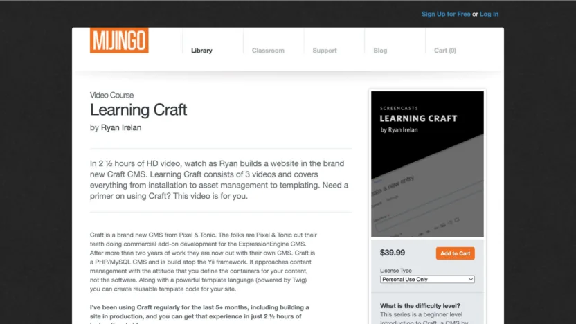 Learning Craft