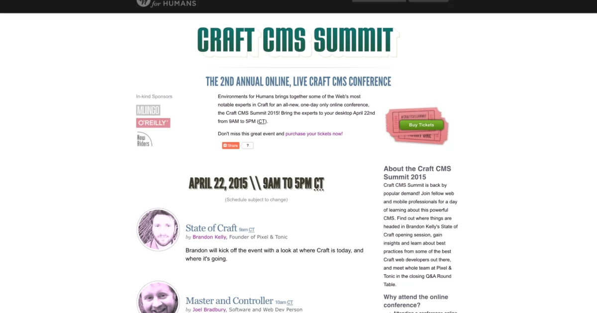 Caft CMS Summit 2015 - Teaser