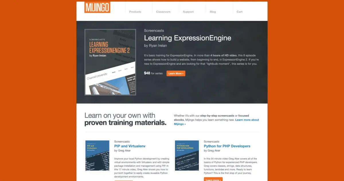 Mijingo Homepage 2010