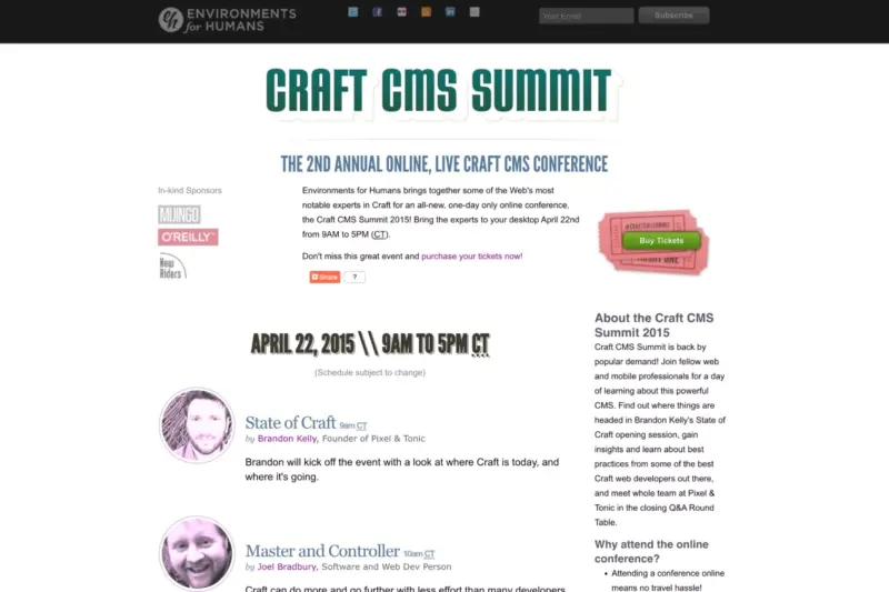 Caft CMS Summit 2015 - Teaser