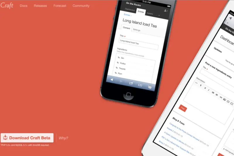 Craft CMS Beta Teaser